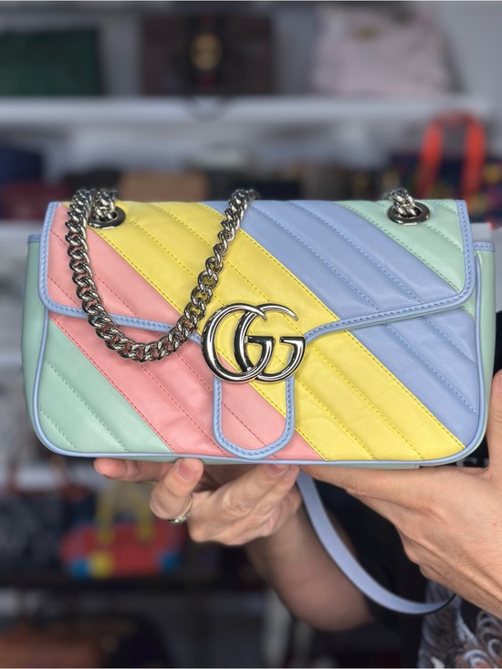 Handbags - GUCCI PASTEL FLAP BAG